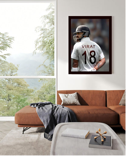 Virat Kohli Photo Frame, Poster Canvas  – Premium Cricket Memorabilia