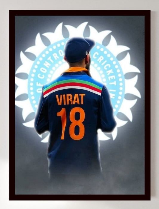 Virat Kohli Photo Frame, Poster Canvas  – Premium Cricket Memorabilia