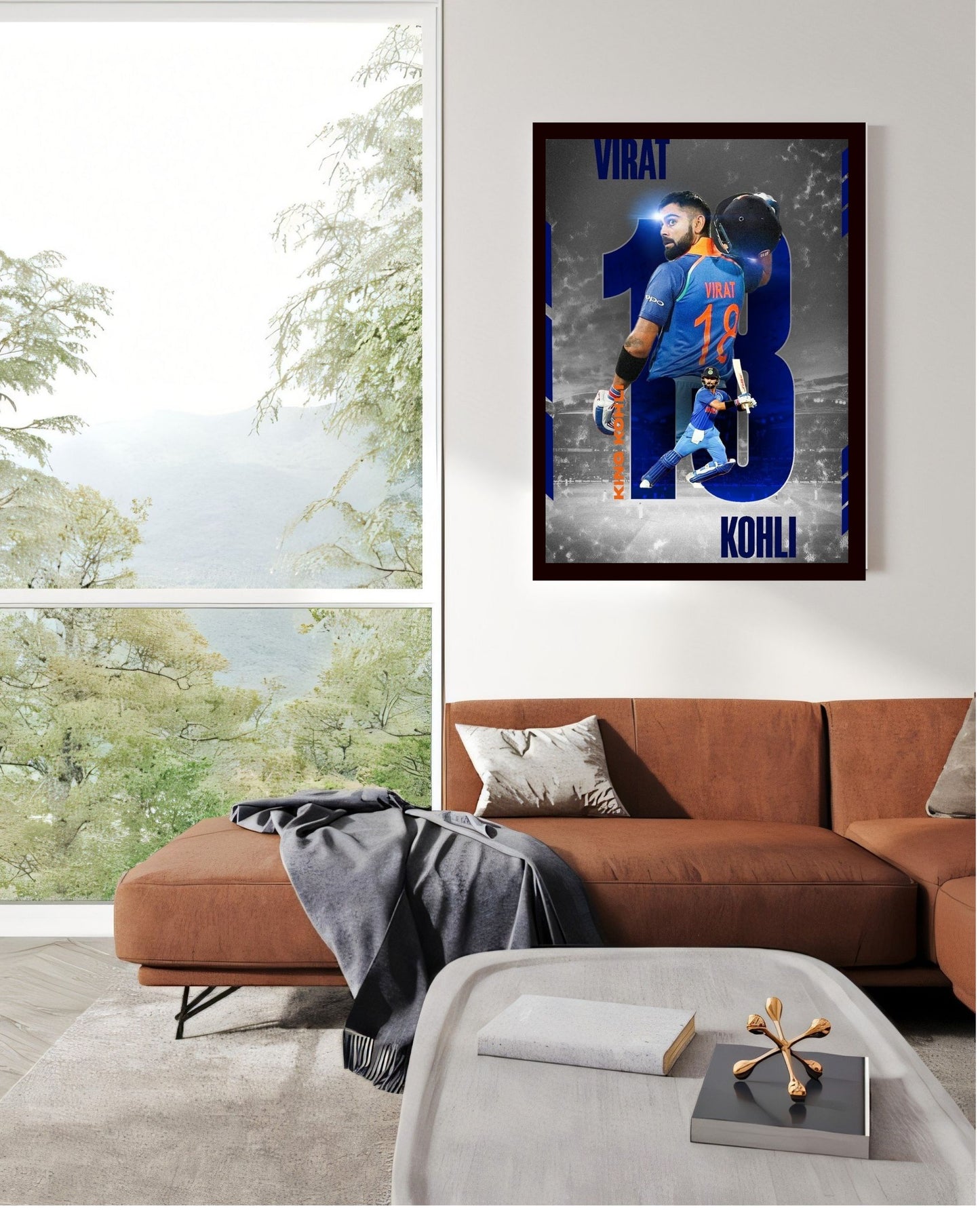 Virat Kohli Photo Frame, Poster Canvas  – Premium Cricket Memorabilia