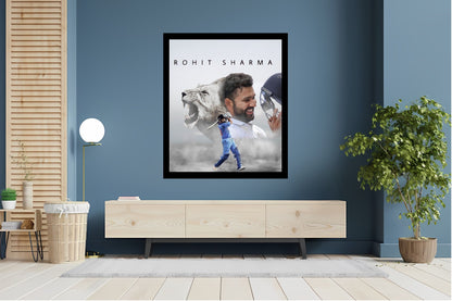 Rohit Sharma Wall Art Motivational Art
