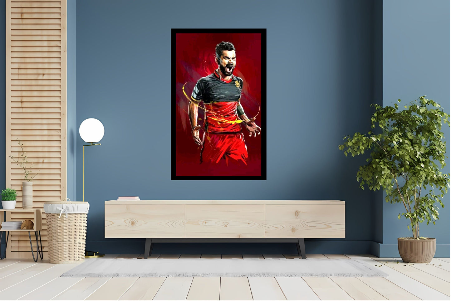 Virat Kohli Photo Frame, Poster Canvas  – Premium Cricket Memorabilia