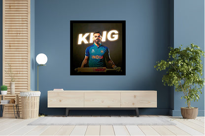 Virat Kohli Photo Frame, Poster Canvas  – Premium Cricket Memorabilia