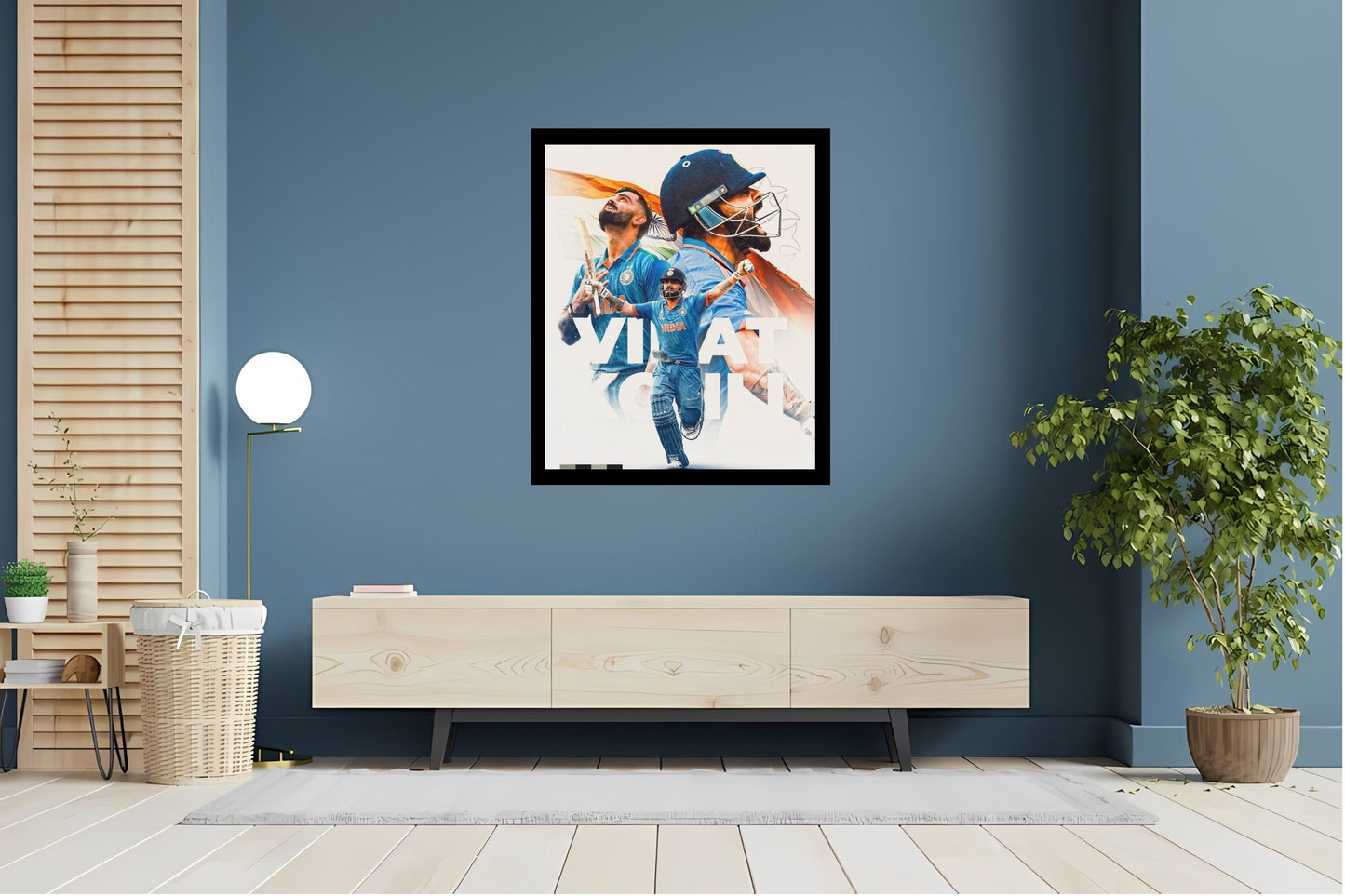 Virat Kohli Photo Frame, Poster Canvas  – Premium Cricket Memorabilia