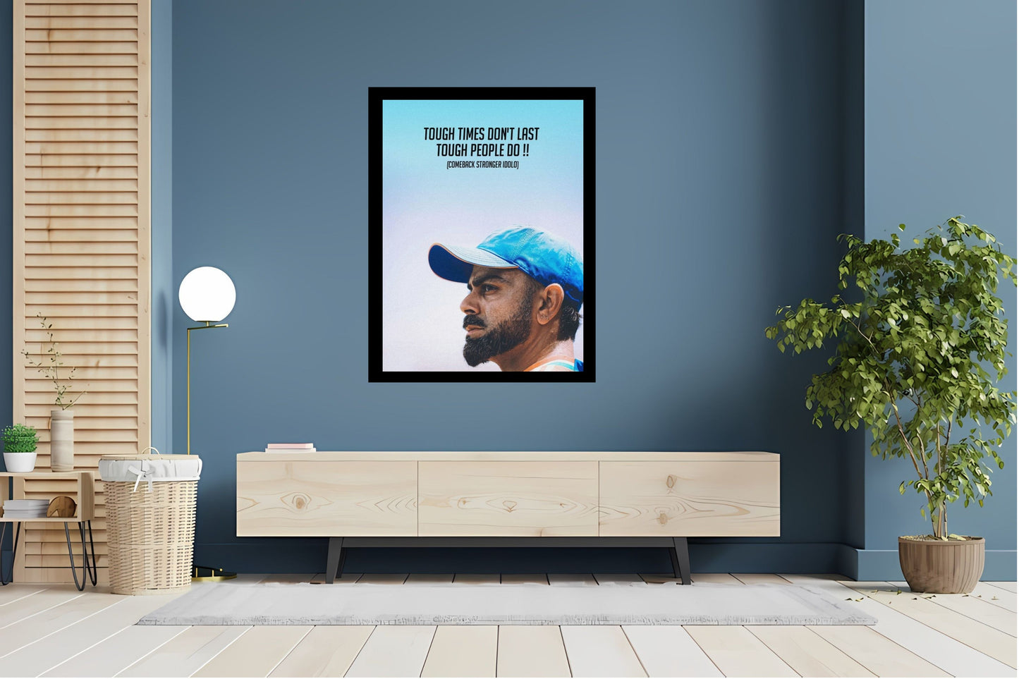 Virat Kohli Photo Frame, Poster Canvas  – Premium Cricket Memorabilia