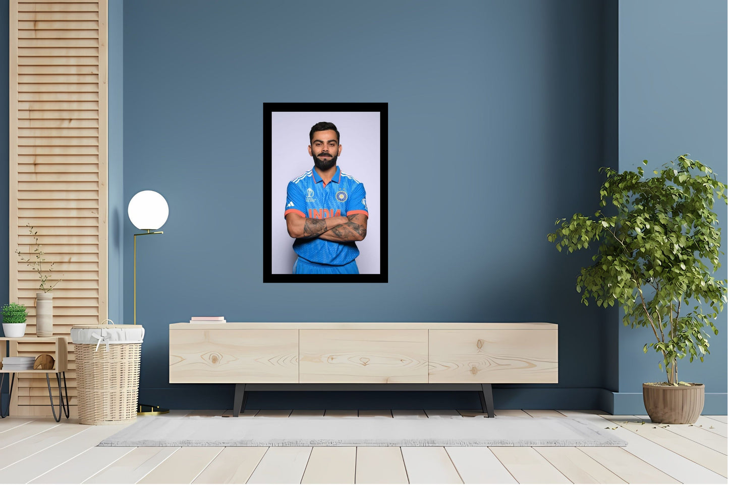 Virat Kohli Photo Frame, Poster Canvas  – Premium Cricket Memorabilia