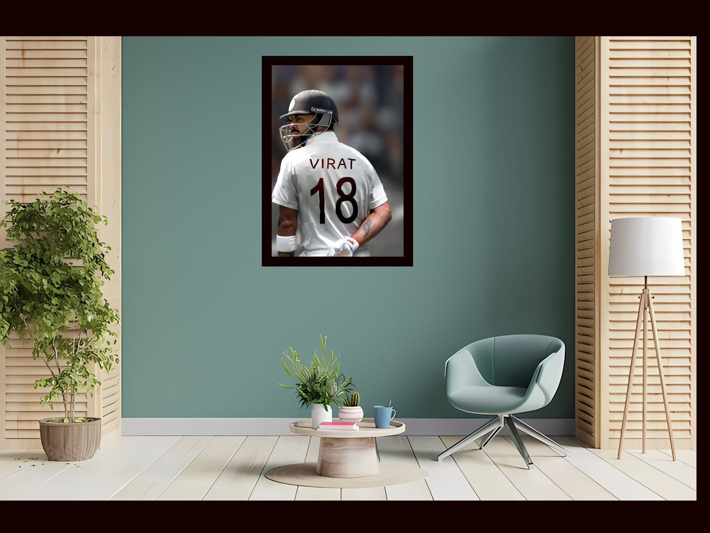 Virat Kohli Photo Frame, Poster Canvas  – Premium Cricket Memorabilia