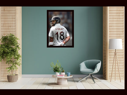 Virat Kohli Photo Frame, Poster Canvas  – Premium Cricket Memorabilia