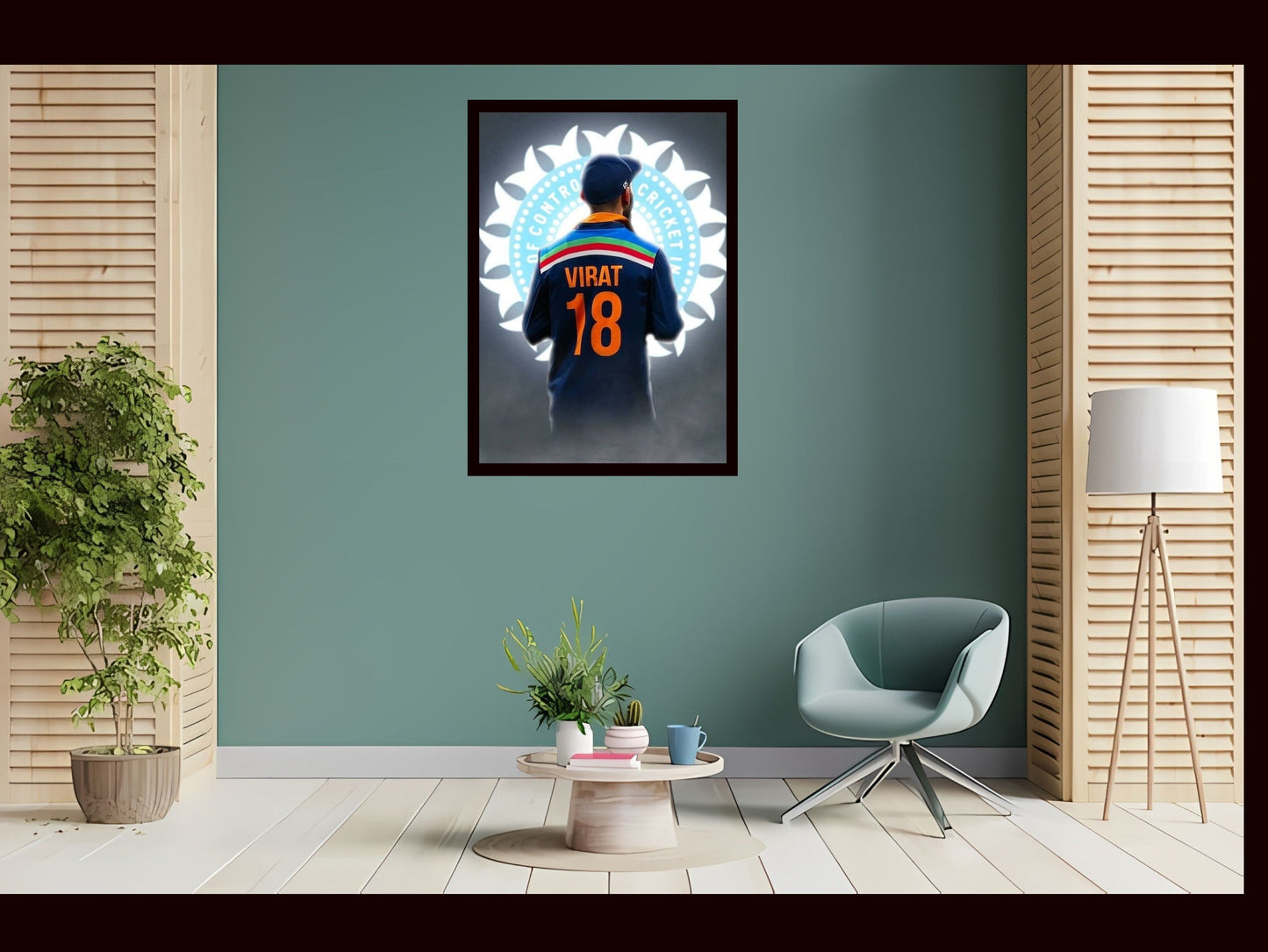 Virat Kohli Photo Frame, Poster Canvas  – Premium Cricket Memorabilia
