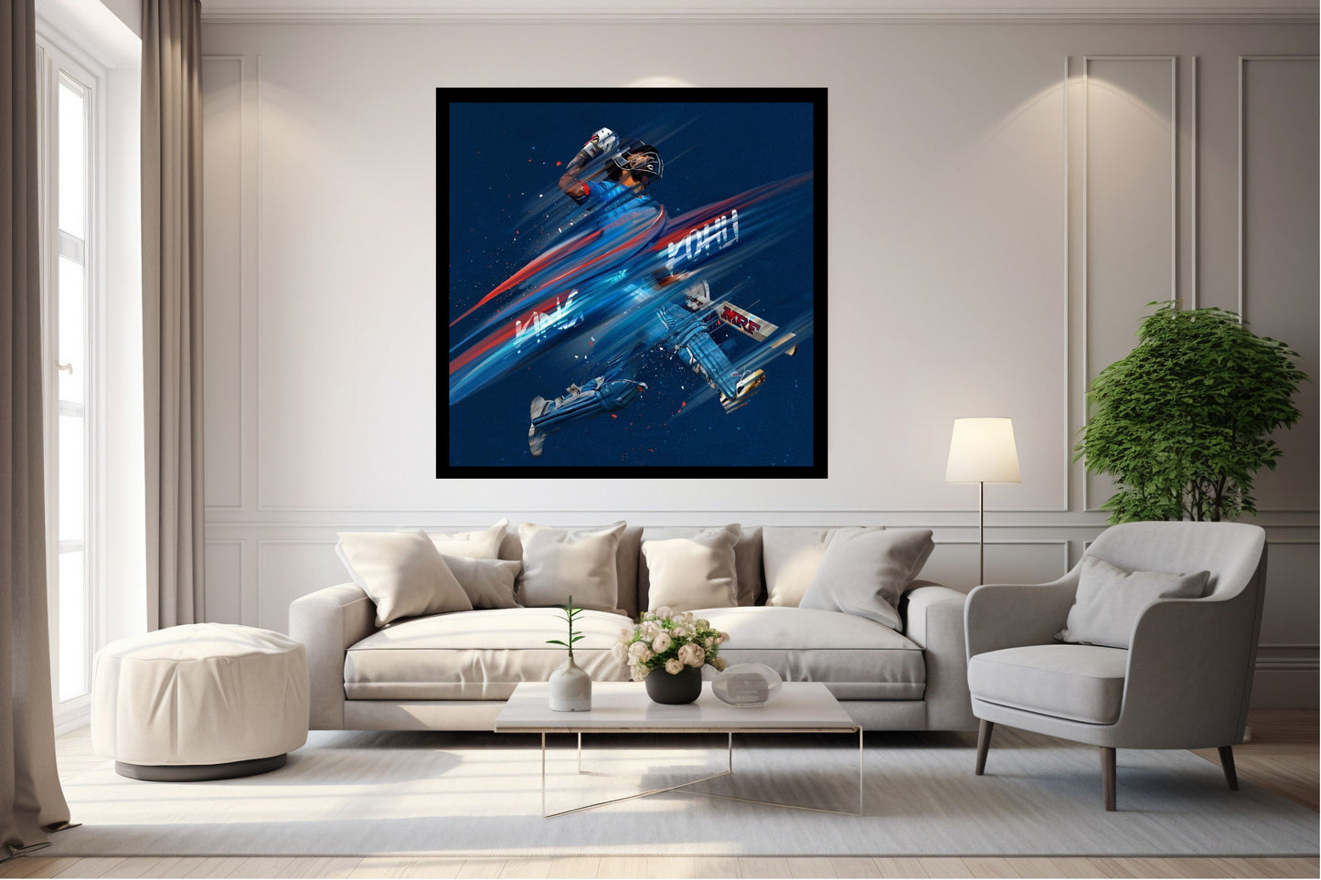 Virat Kohli Photo Frame, Poster Canvas  – Premium Cricket Memorabilia
