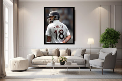 Virat Kohli Photo Frame, Poster Canvas  – Premium Cricket Memorabilia