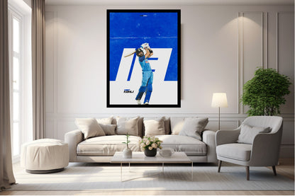 Virat Kohli Photo Frame, Poster Canvas  – Premium Cricket Memorabilia
