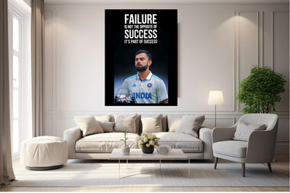 Virat Kohli Photo Frame, Poster Canvas  – Premium Cricket Memorabilia