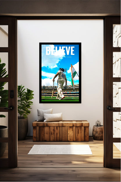 Rohit Sharma Wall Art Motivational Art