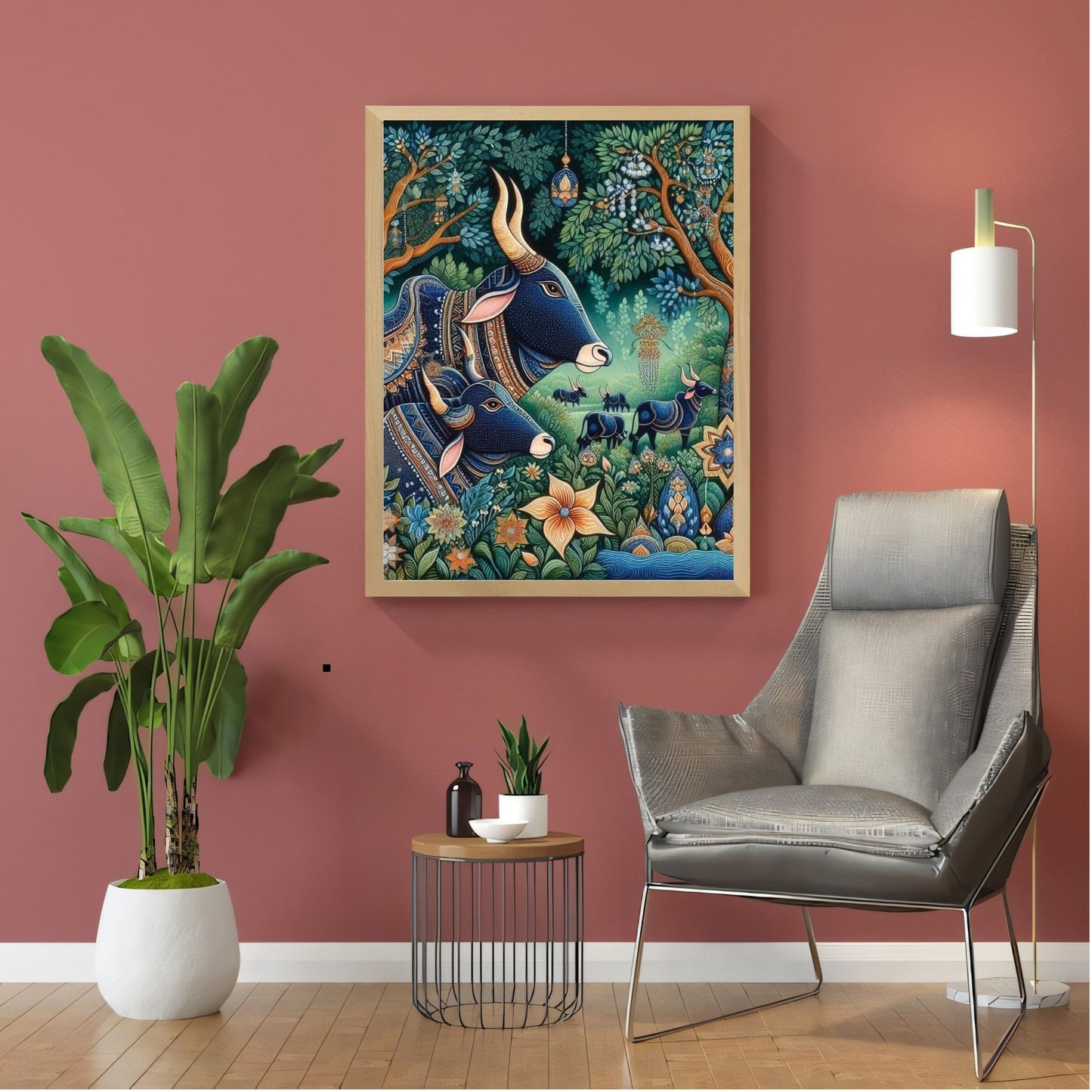 Elegant Canvas Wall Art for Living Room, Bedroom, Office - Modern Abstract Paintings - Framed Decorative Art