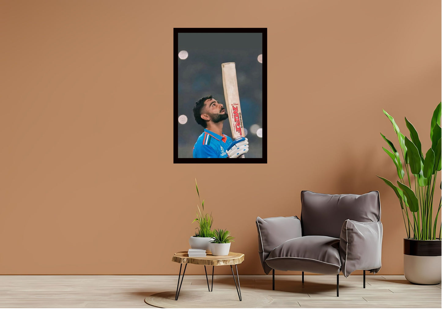 Virat Kohli Photo Frame, Poster Canvas  – Premium Cricket Memorabilia