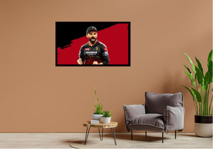Virat Kohli Photo Frame, Poster Canvas  – Premium Cricket Memorabilia