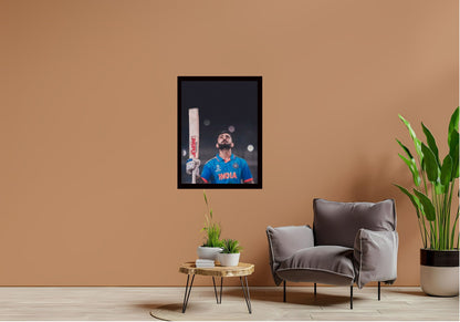 Virat Kohli Photo Frame, Poster Canvas  – Premium Cricket Memorabilia