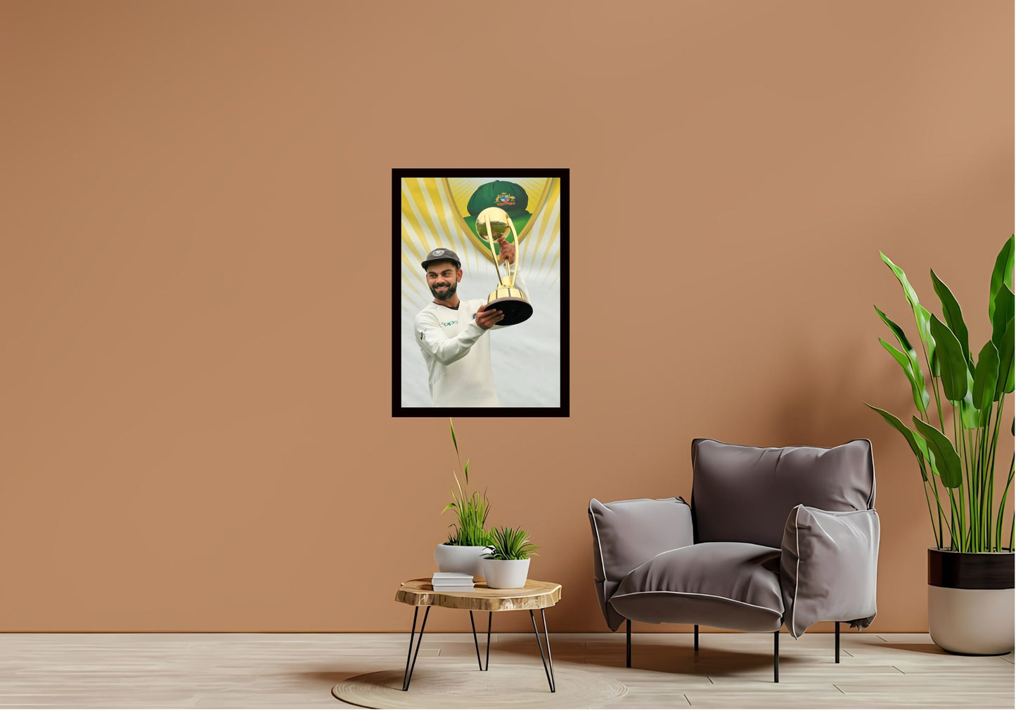 Virat Kohli Photo Frame, Poster Canvas  – Premium Cricket Memorabilia