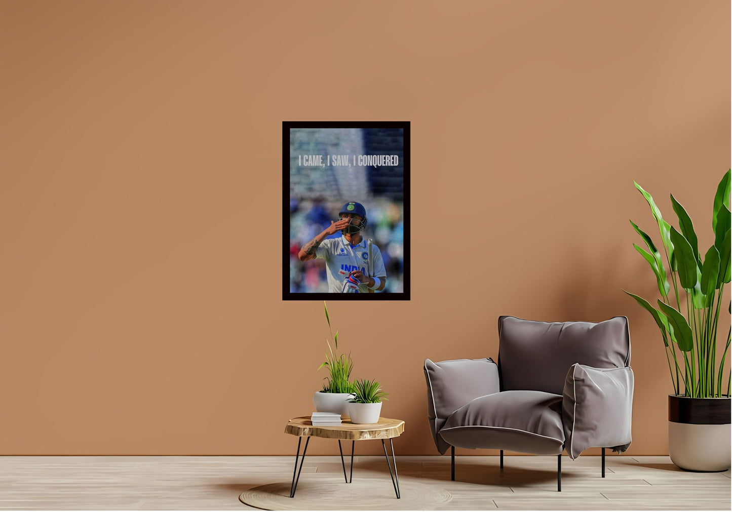 Virat Kohli Photo Frame, Poster Canvas  – Premium Cricket Memorabilia