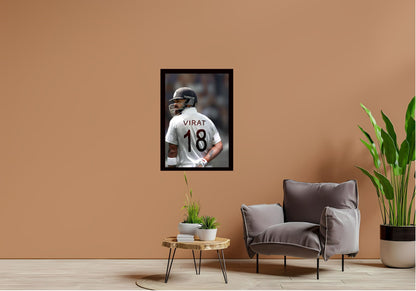 Virat Kohli Photo Frame, Poster Canvas  – Premium Cricket Memorabilia