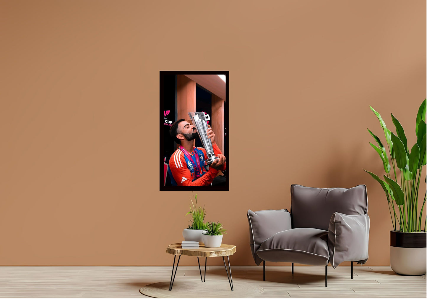 Virat Kohli Photo Frame, Poster Canvas  – Premium Cricket Memorabilia