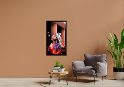 Virat Kohli Photo Frame, Poster Canvas  – Premium Cricket Memorabilia