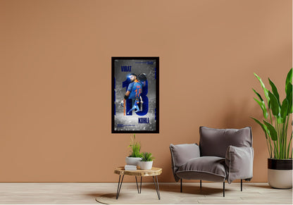 Virat Kohli Photo Frame, Poster Canvas  – Premium Cricket Memorabilia