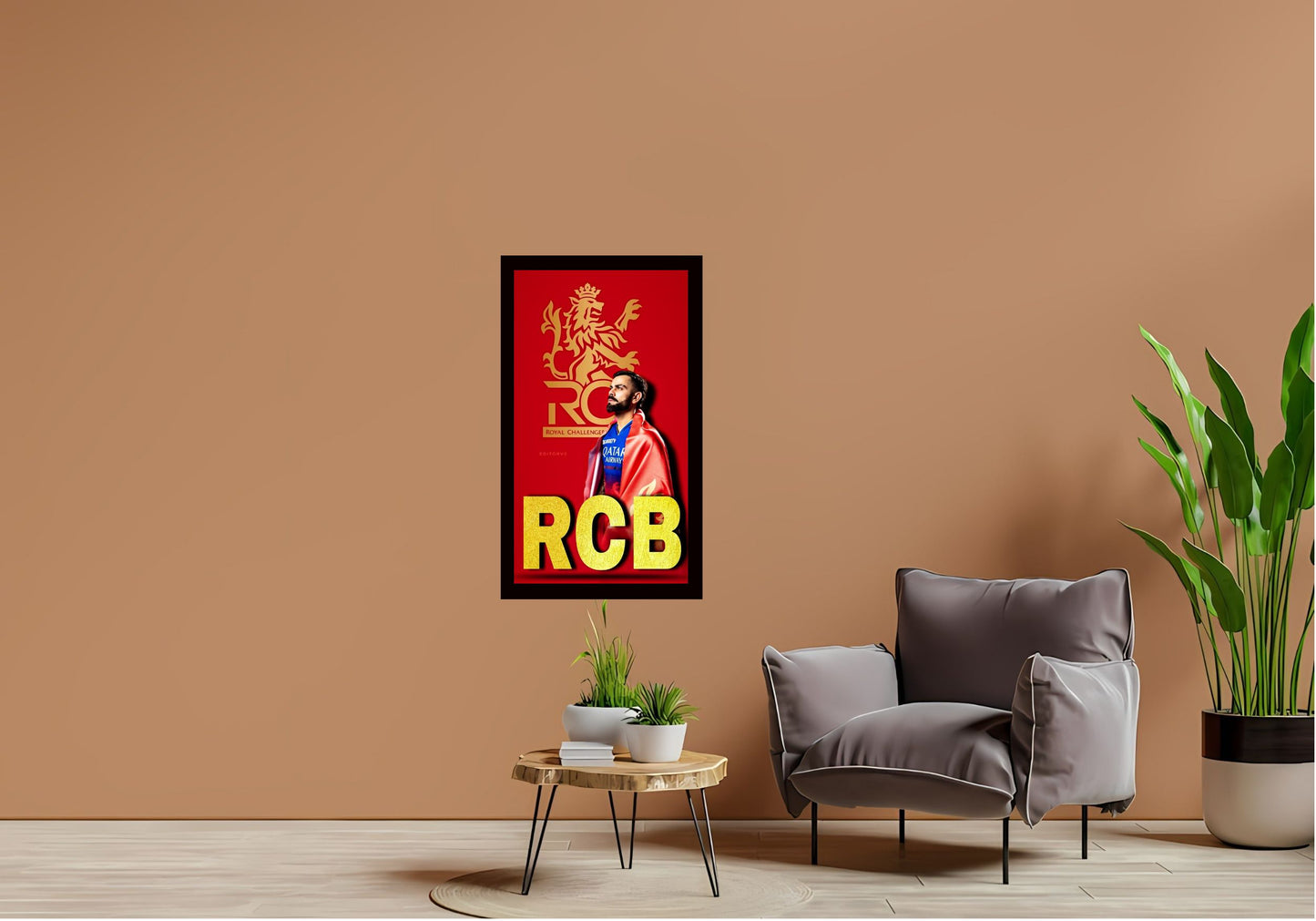 Virat Kohli Photo Frame, Poster Canvas  – Premium Cricket Memorabilia