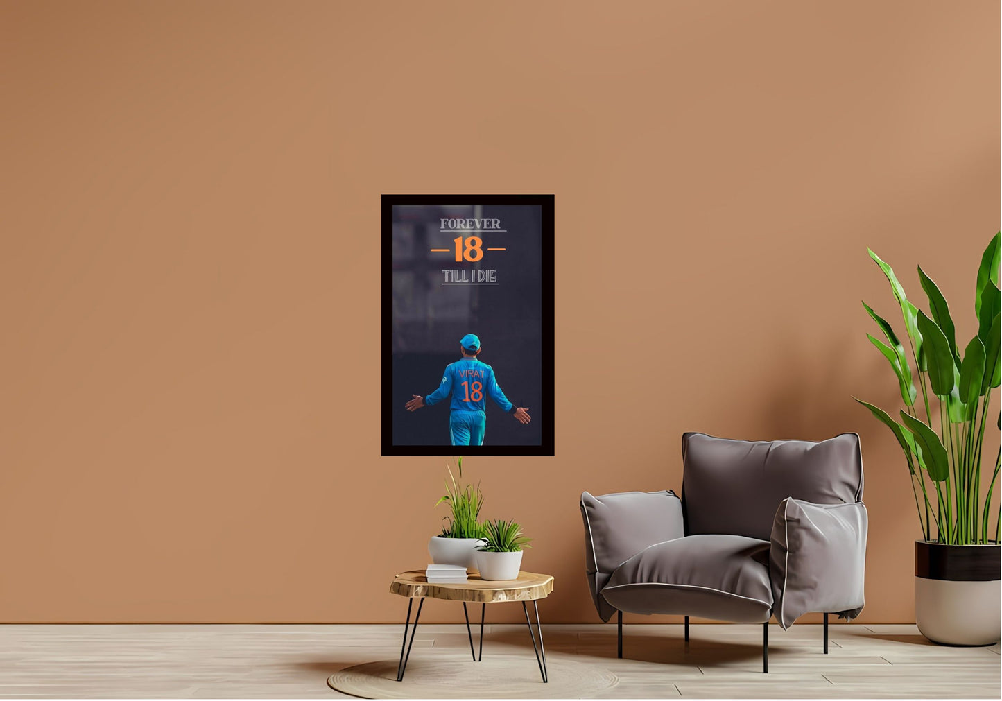 Virat Kohli Photo Frame, Poster Canvas  – Premium Cricket Memorabilia