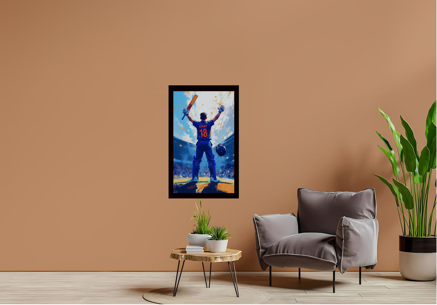 Virat Kohli Photo Frame, Poster Canvas  – Premium Cricket Memorabilia