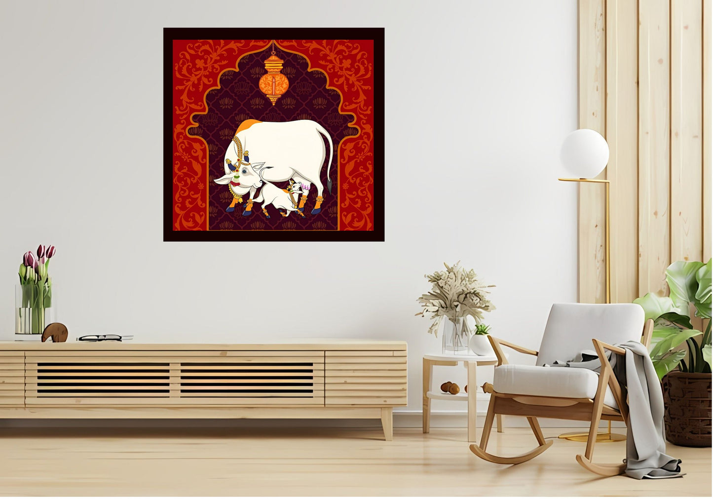 Elegant Canvas Wall Art for Living Room, Bedroom, Office - Modern Abstract Paintings - Framed Decorative Art