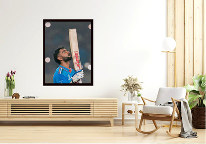 Virat Kohli Photo Frame, Poster Canvas  – Premium Cricket Memorabilia