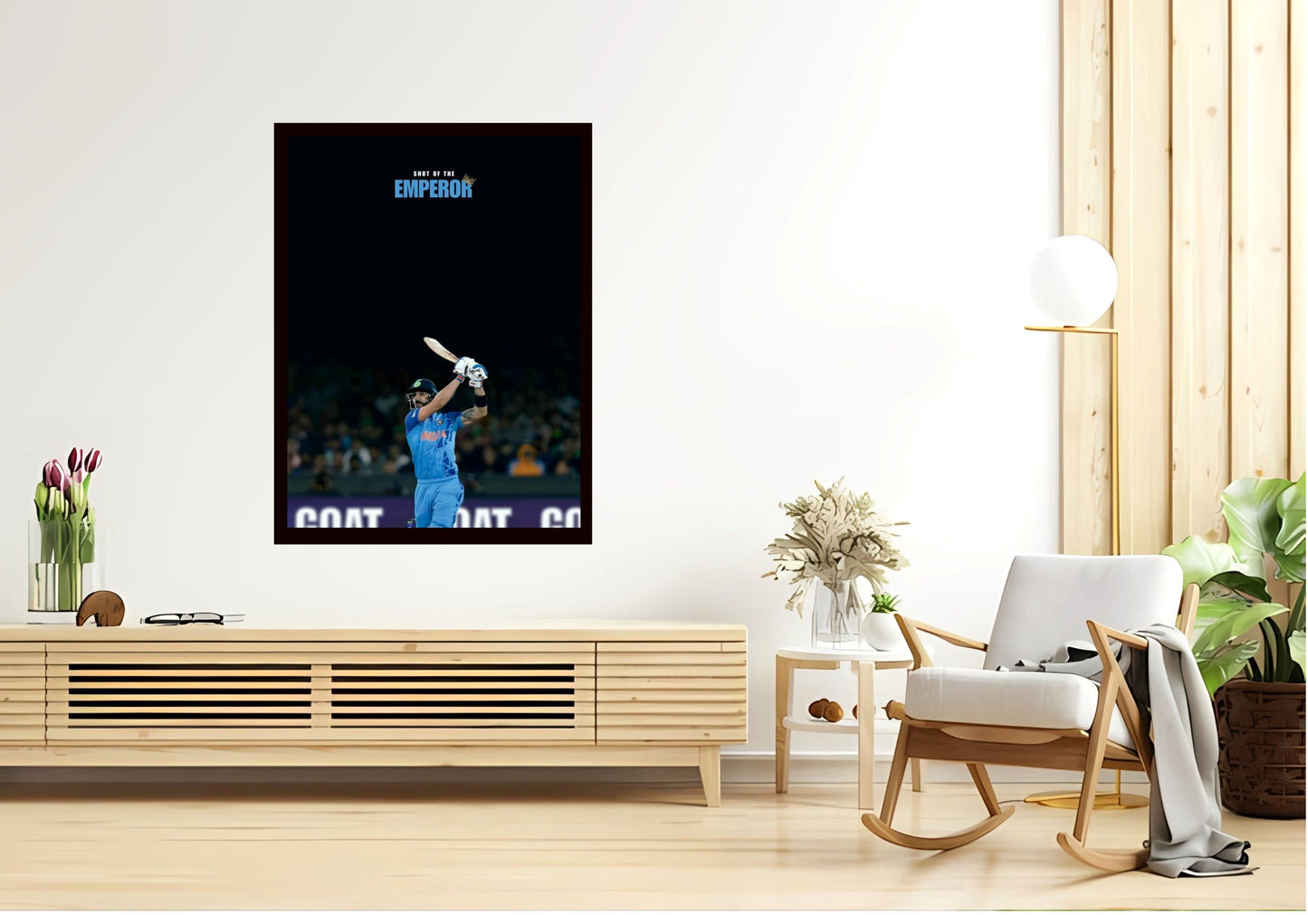 Virat Kohli Photo Frame, Poster Canvas  – Premium Cricket Memorabilia