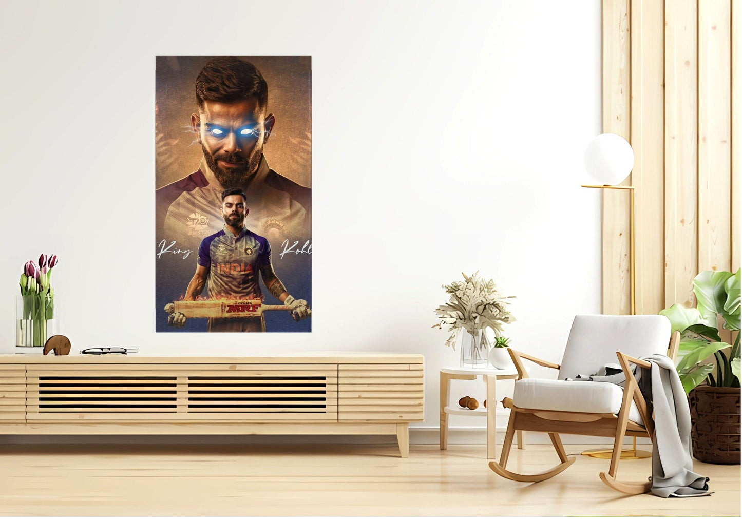 Virat Kohli Photo Frame, Poster Canvas  – Premium Cricket Memorabilia
