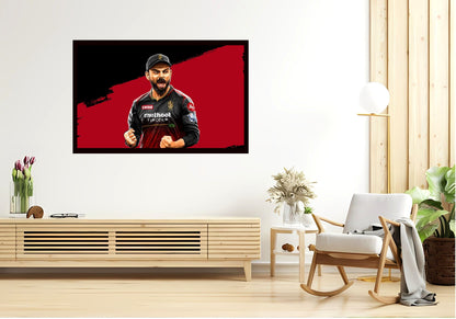 Virat Kohli Photo Frame, Poster Canvas  – Premium Cricket Memorabilia