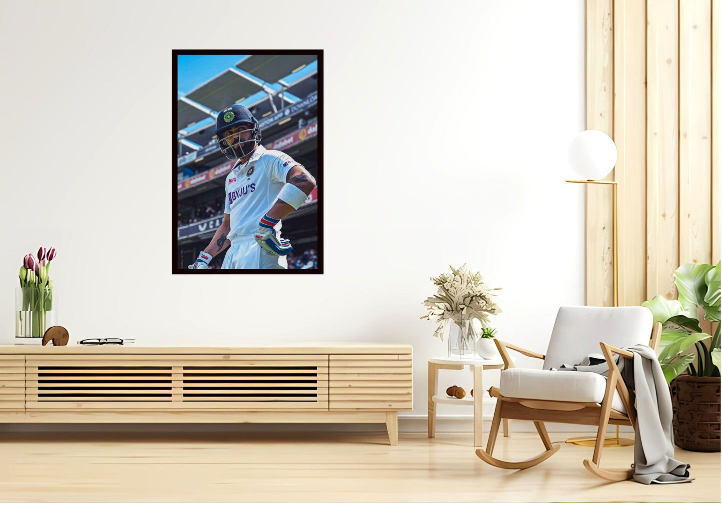 Virat Kohli Photo Frame, Poster Canvas  – Premium Cricket Memorabilia