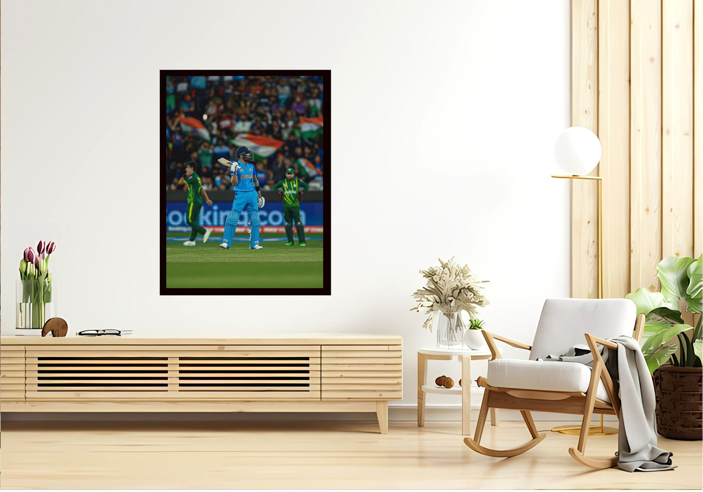Virat Kohli Photo Frame, Poster Canvas  – Premium Cricket Memorabilia