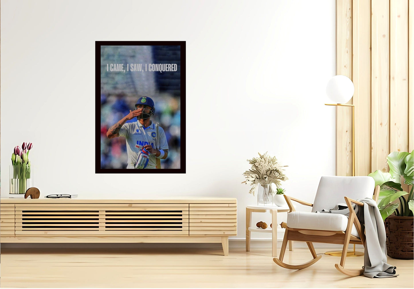 Virat Kohli Photo Frame, Poster Canvas  – Premium Cricket Memorabilia