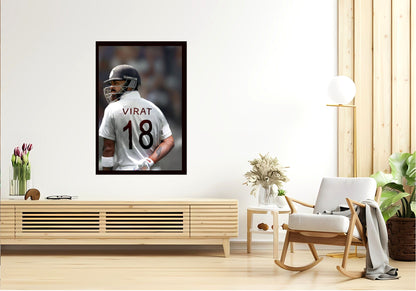 Virat Kohli Photo Frame, Poster Canvas  – Premium Cricket Memorabilia