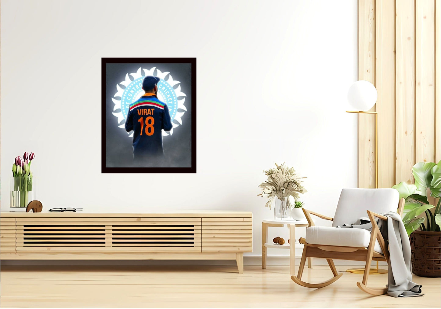 Virat Kohli Photo Frame, Poster Canvas  – Premium Cricket Memorabilia
