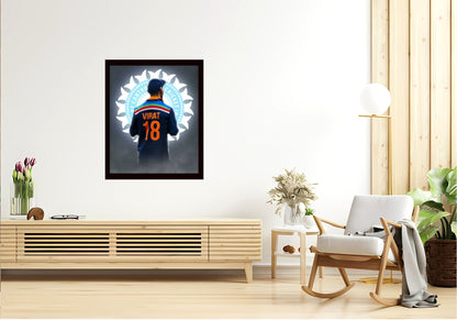 Virat Kohli Photo Frame, Poster Canvas  – Premium Cricket Memorabilia