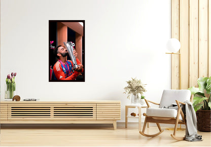 Virat Kohli Photo Frame, Poster Canvas  – Premium Cricket Memorabilia