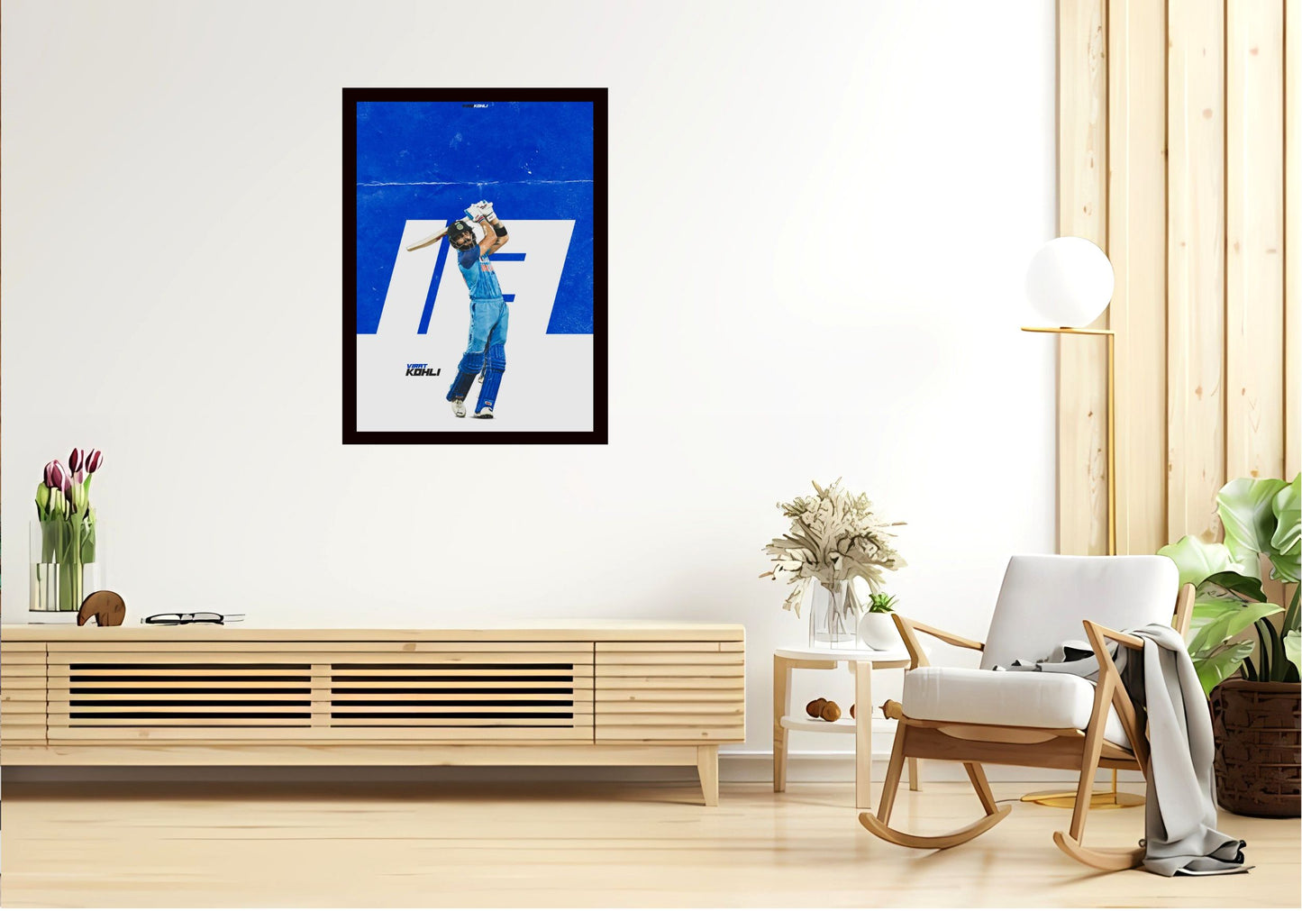 Virat Kohli Photo Frame, Poster Canvas  – Premium Cricket Memorabilia