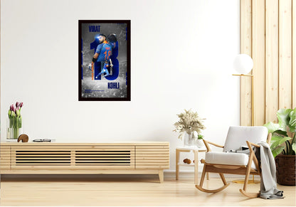 Virat Kohli Photo Frame, Poster Canvas  – Premium Cricket Memorabilia