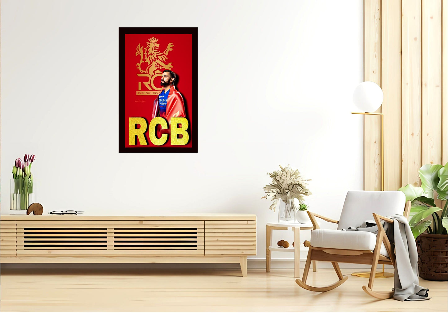 Virat Kohli Photo Frame, Poster Canvas  – Premium Cricket Memorabilia