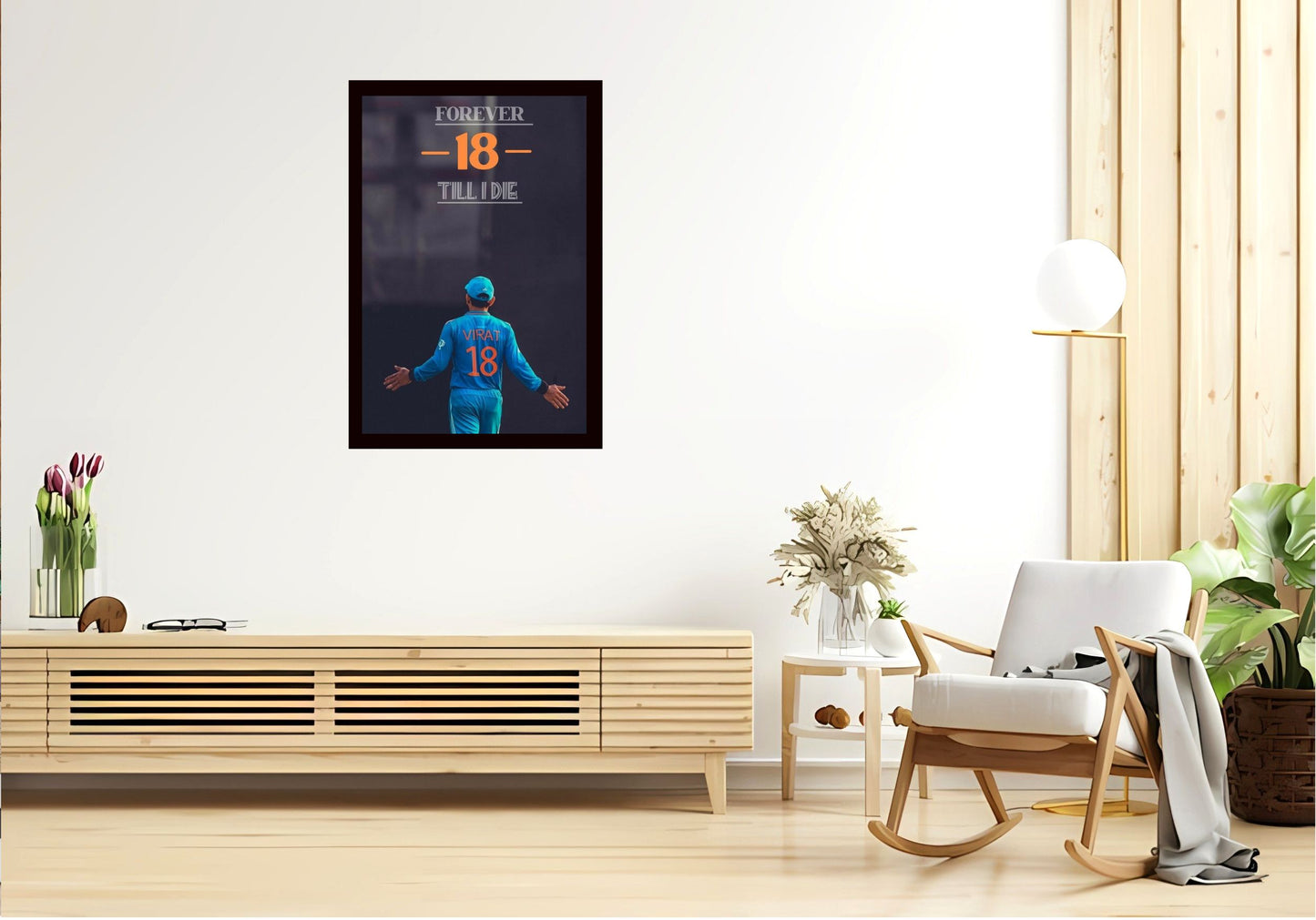 Virat Kohli Photo Frame, Poster Canvas  – Premium Cricket Memorabilia