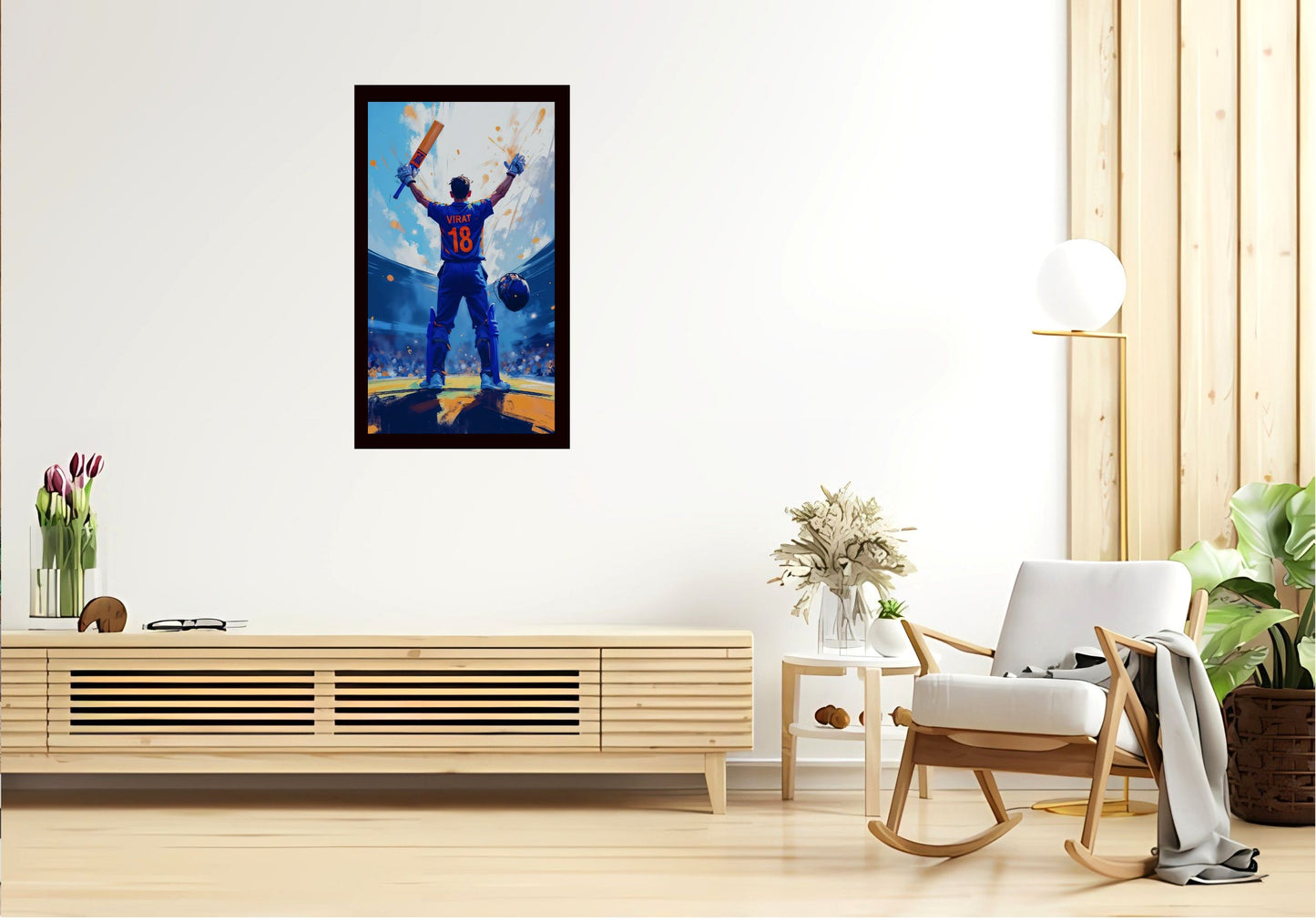 Virat Kohli Photo Frame, Poster Canvas  – Premium Cricket Memorabilia
