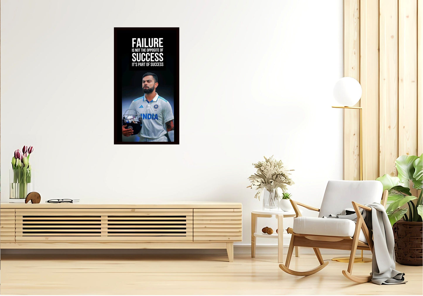 Virat Kohli Photo Frame, Poster Canvas  – Premium Cricket Memorabilia