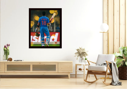 Virat Kohli Photo Frame, Poster Canvas  – Premium Cricket Memorabilia