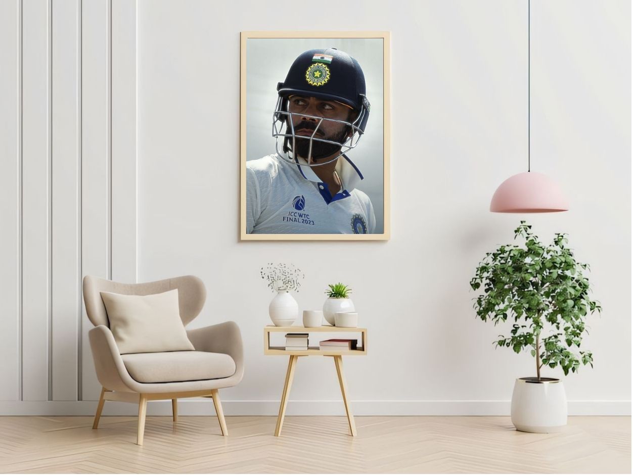 Virat Kohli Photo Frame, Poster Canvas  – Premium Cricket Memorabilia